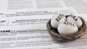 financial to do list - eggs on a basket