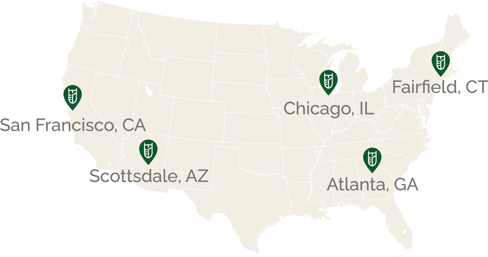 Stableford Capital Office Locations Across US Map