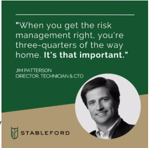 Jim Patterson quote about risk management
